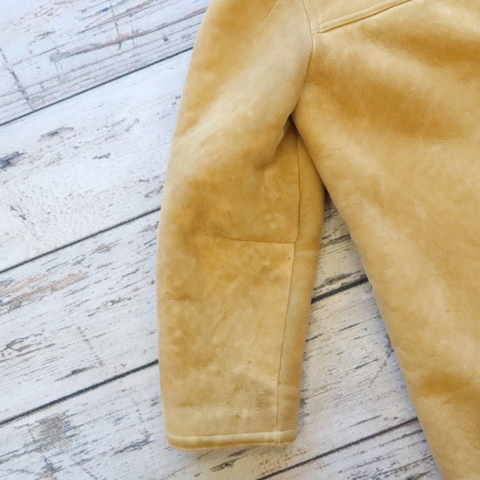 Vintage 60s Abercrombie & Fitch Suede Sherpa Lined Trench Coat Rare