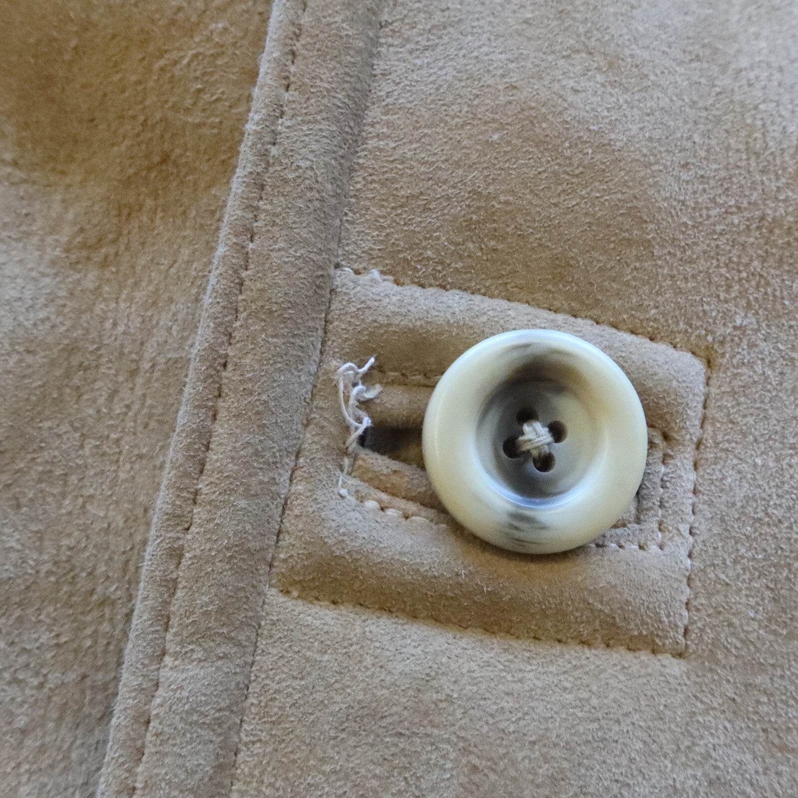 Vintage 60s Abercrombie & Fitch Suede Sherpa Lined Trench Coat Rare