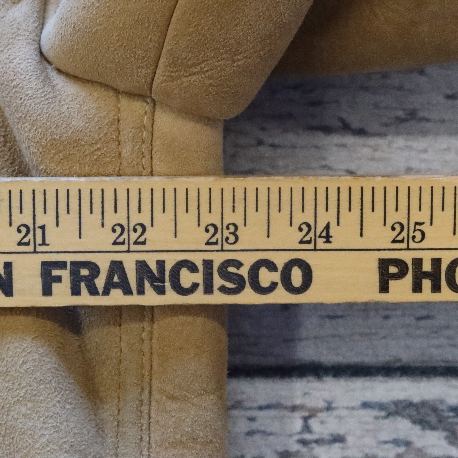 Vintage 60s Abercrombie & Fitch Suede Sherpa Lined Trench Coat Rare