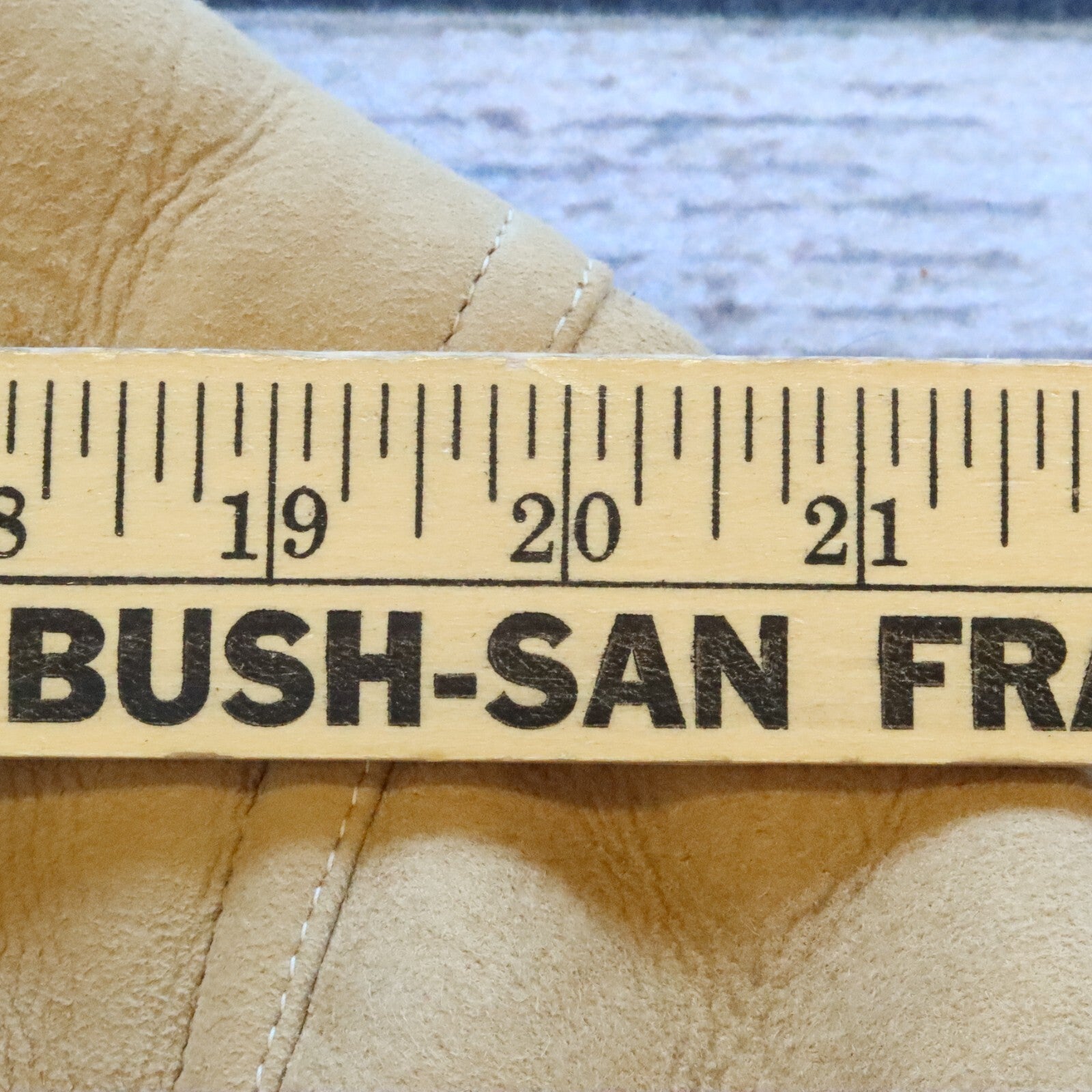 Vintage 60s Abercrombie & Fitch Suede Sherpa Lined Trench Coat Rare