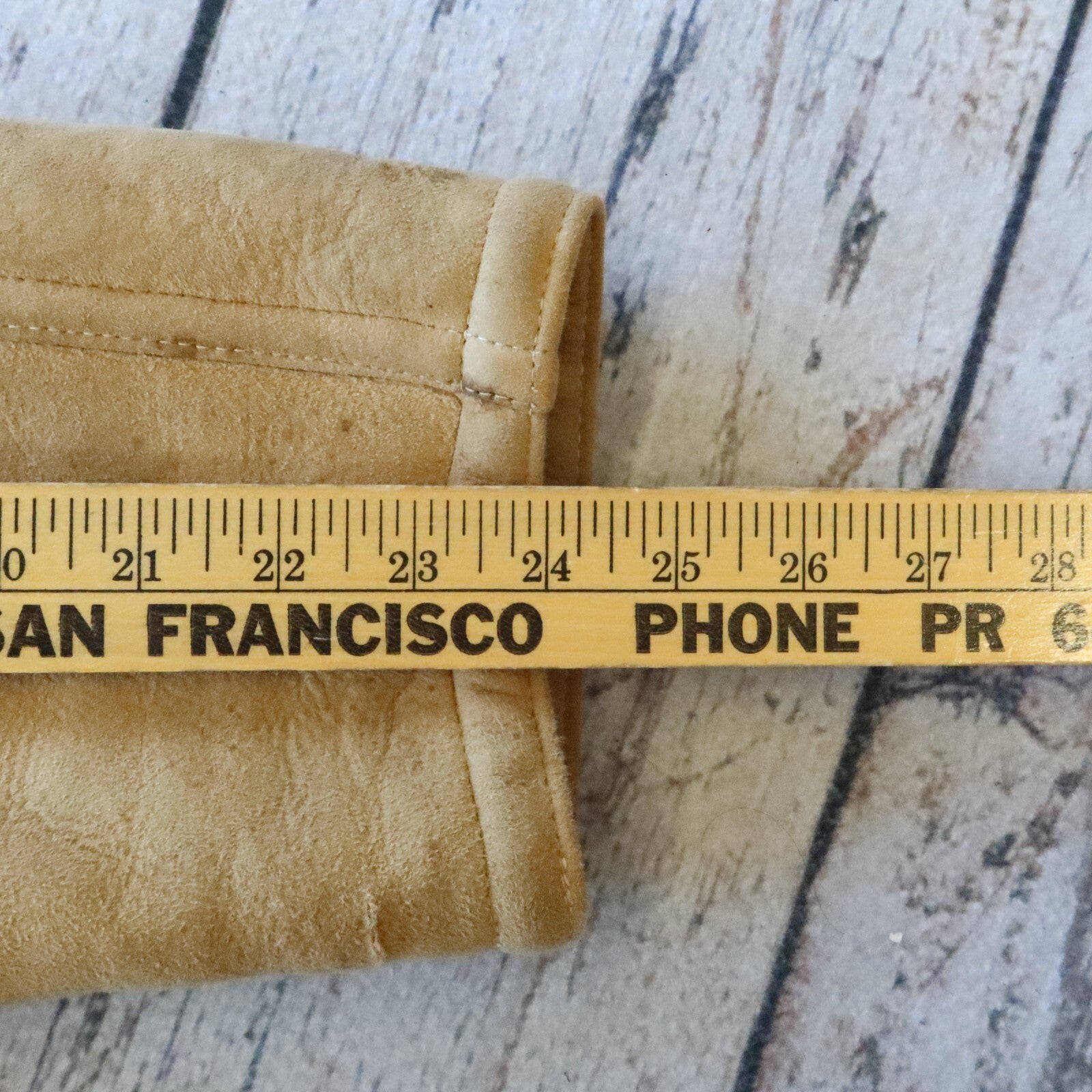 Vintage 60s Abercrombie & Fitch Suede Sherpa Lined Trench Coat Rare