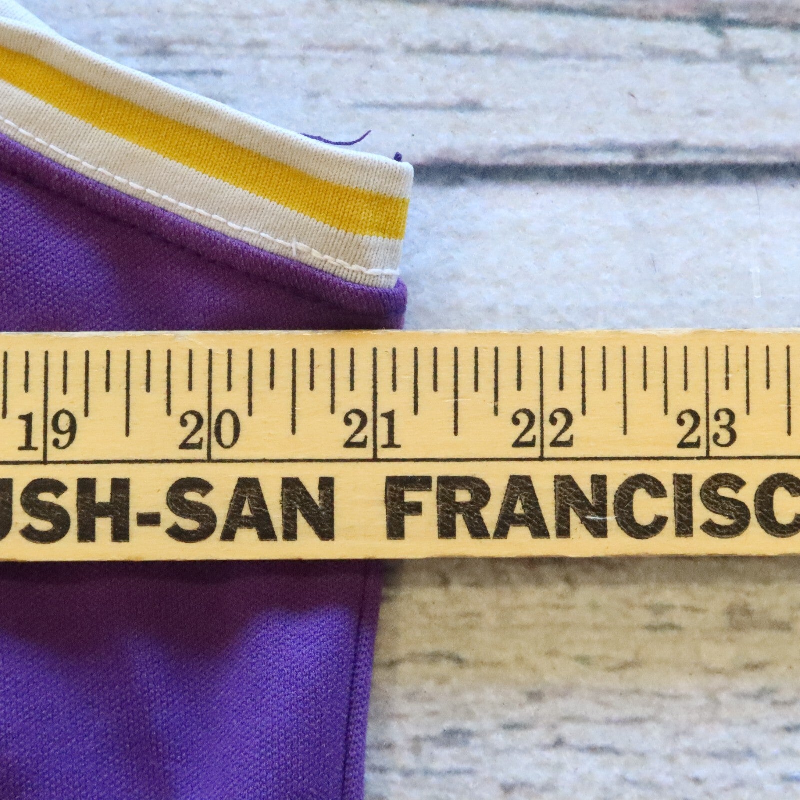 Vintage Los Angeles Lakers Magic Johnson Basketball Jersey by Sand Knit NBA