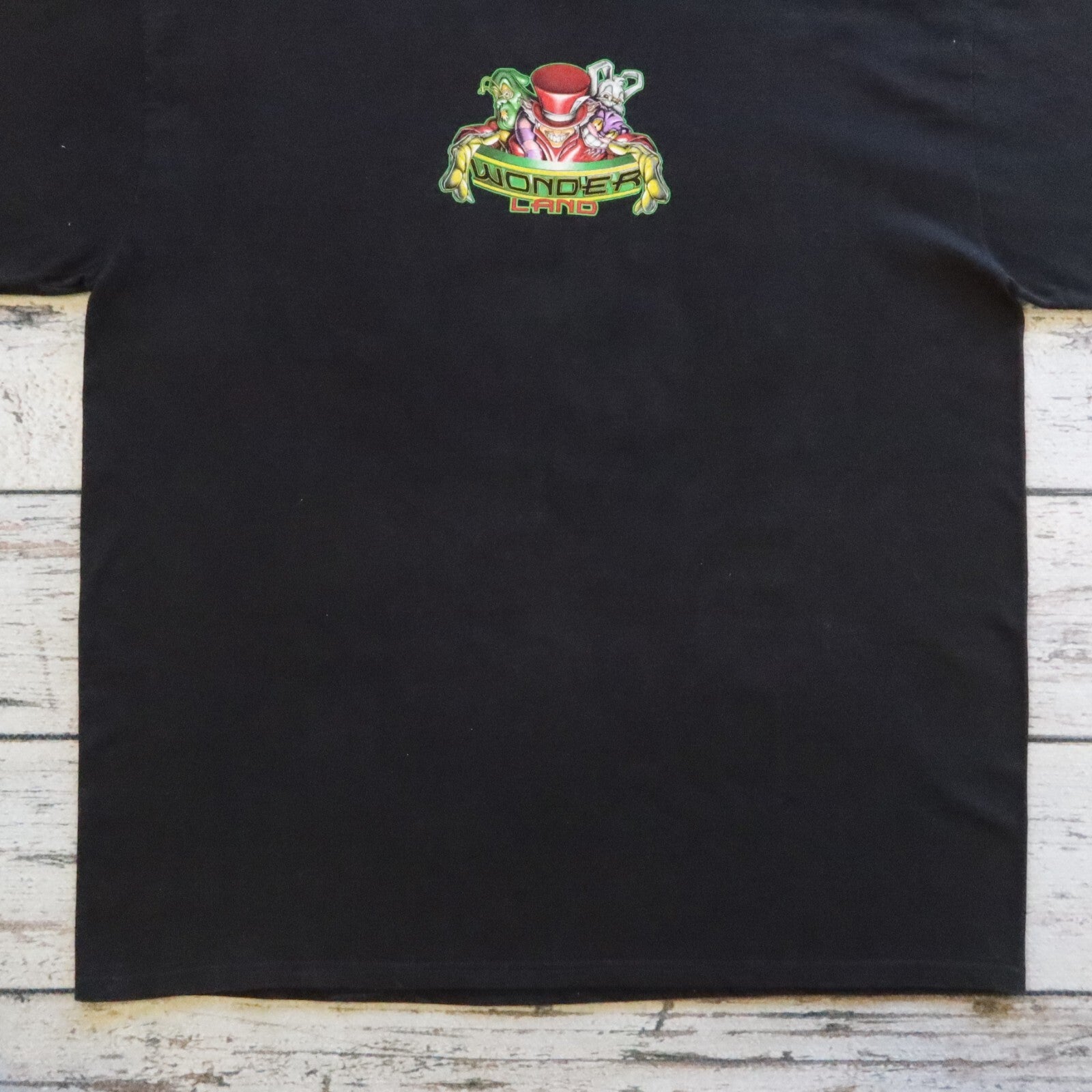 Vintage Alice in Wonder Land Shirt Goth Grunge Deviant Cygnus
