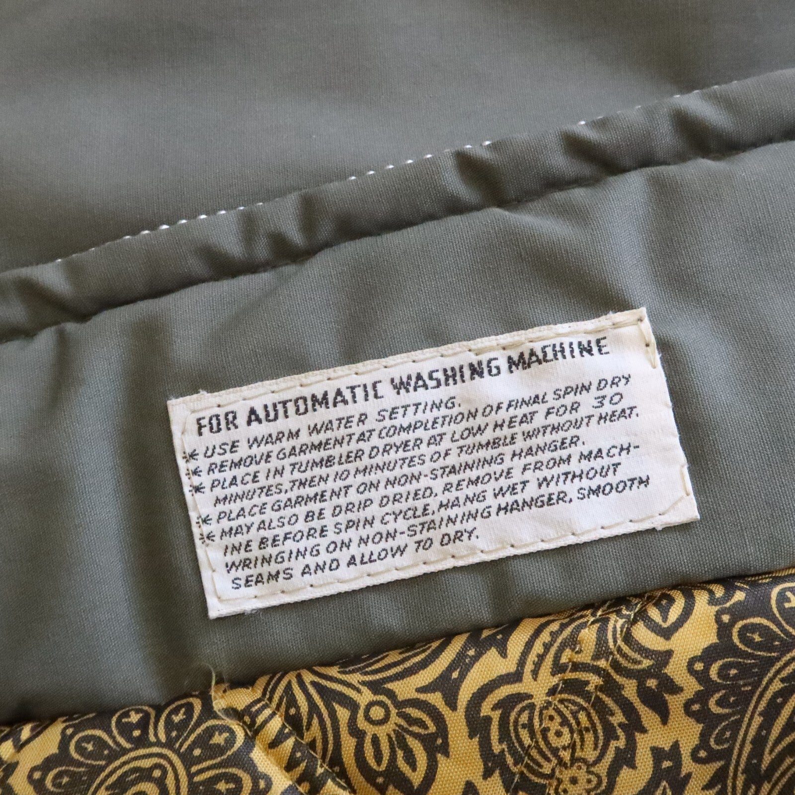 Vintage Derby San Francisco Quilted Lined Jacket Green Rare