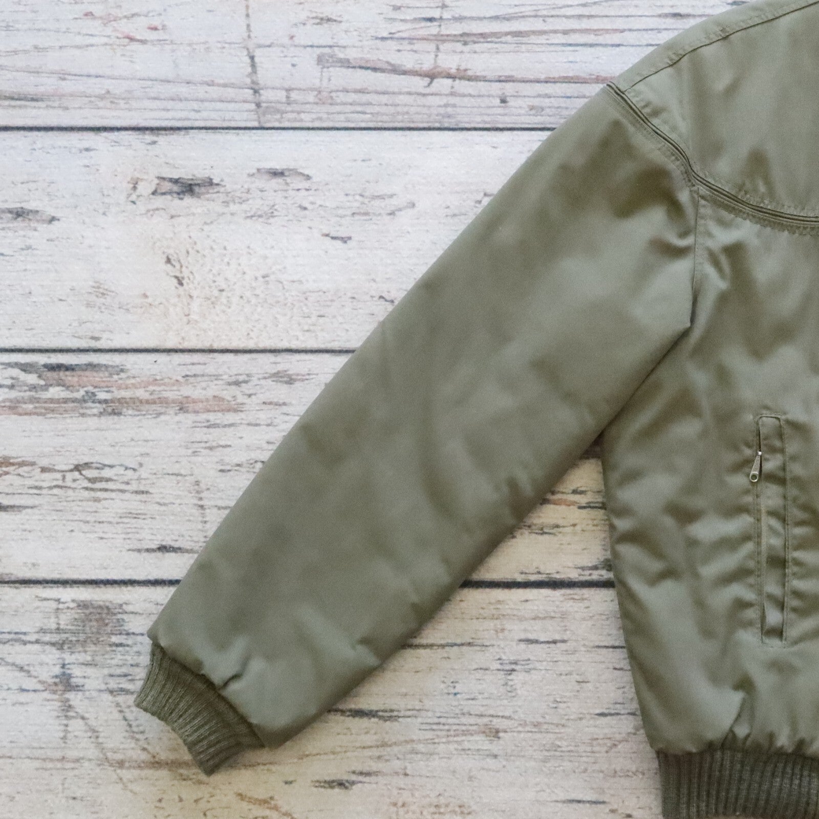 Vintage Derby San Francisco Quilted Lined Jacket Green Rare