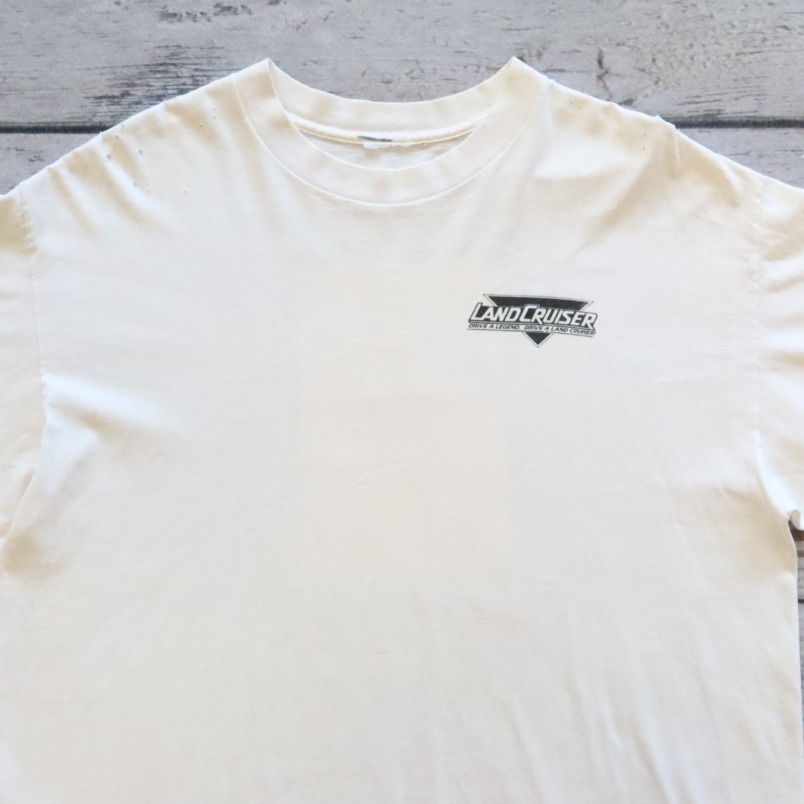 Vintage 90s Toyota Land Cruiser 40 Series Tshirt Made in USA Single Stitch