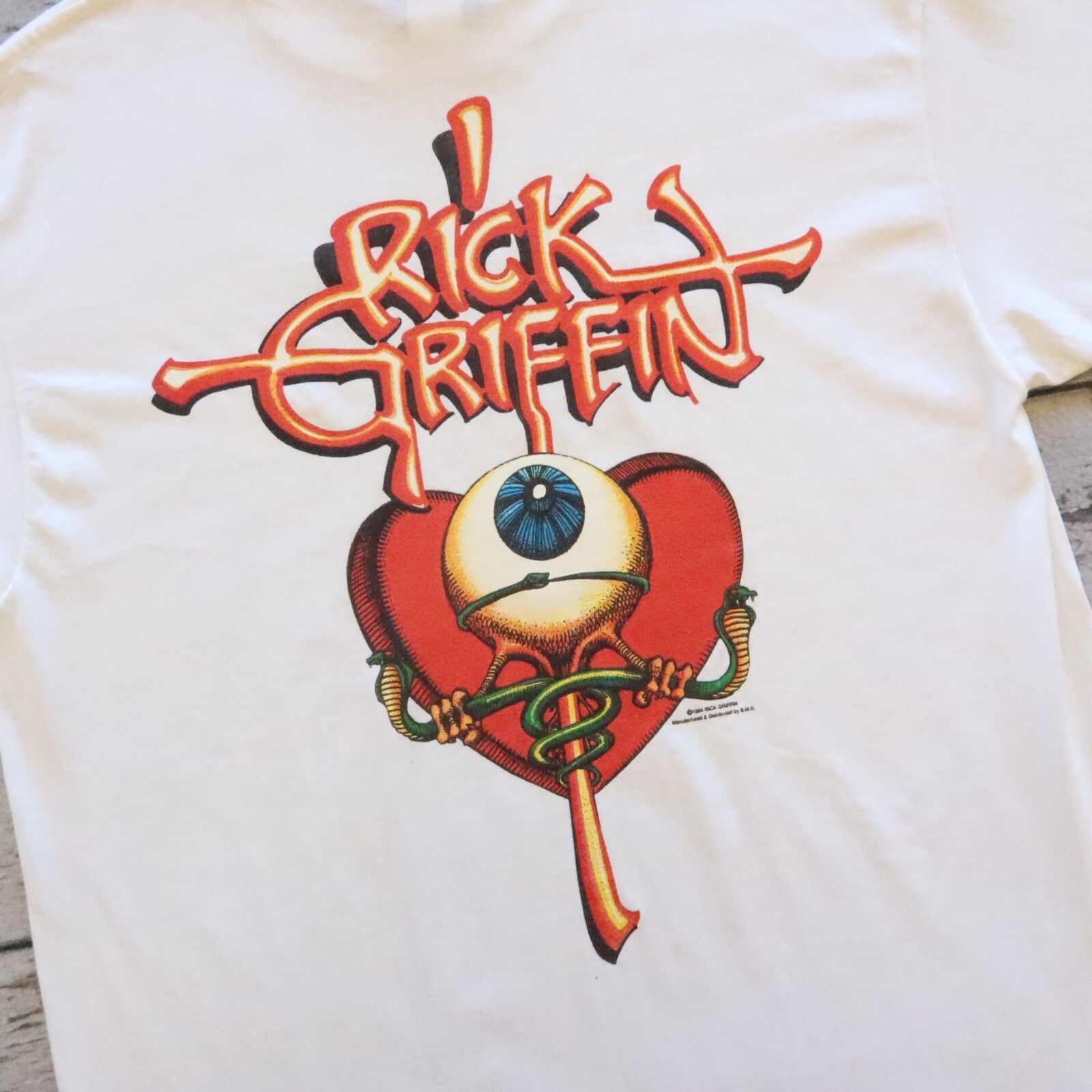 Vintage Heart Eyeball Rick Griffin Tshirt