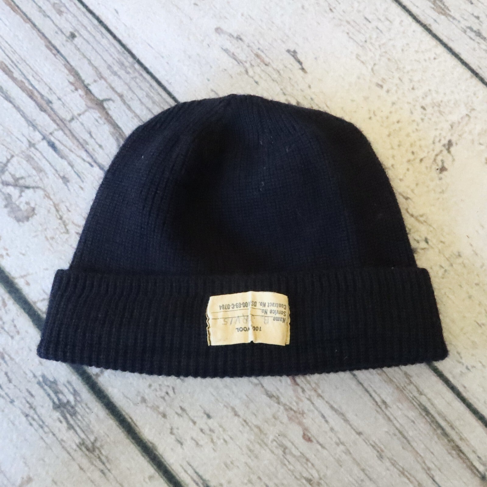 Vintage US Navy Wool Watch Cap Beanie