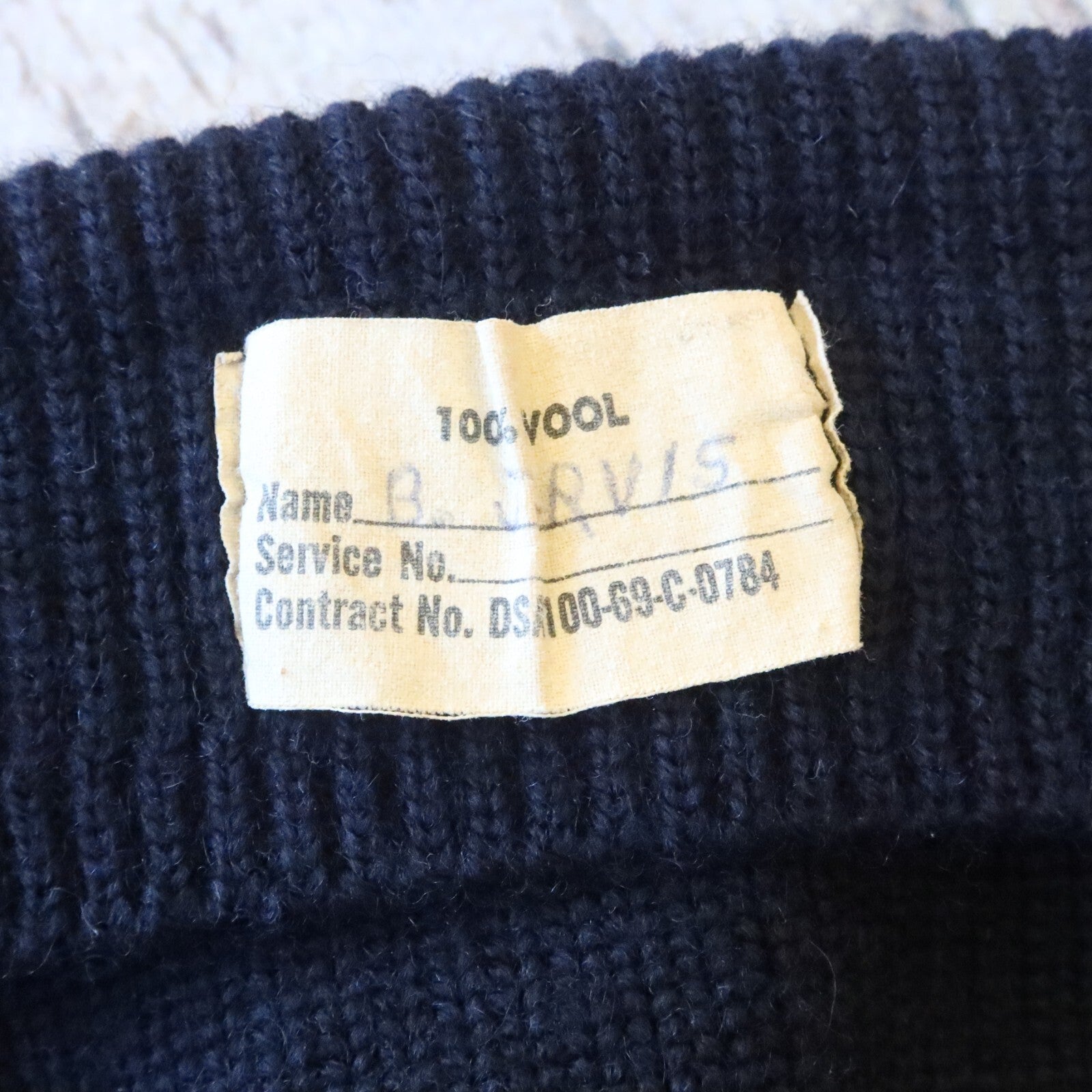 Vintage US Navy Wool Watch Cap Beanie