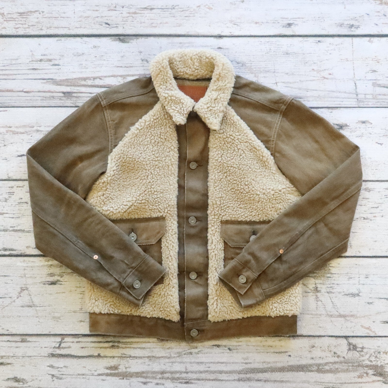 Vintage RRL Double RL Ralph Lauren Sherling Denim Jacket