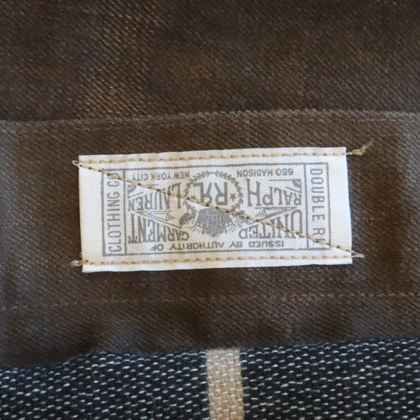 Vintage RRL Double RL Ralph Lauren Sherling Denim Jacket