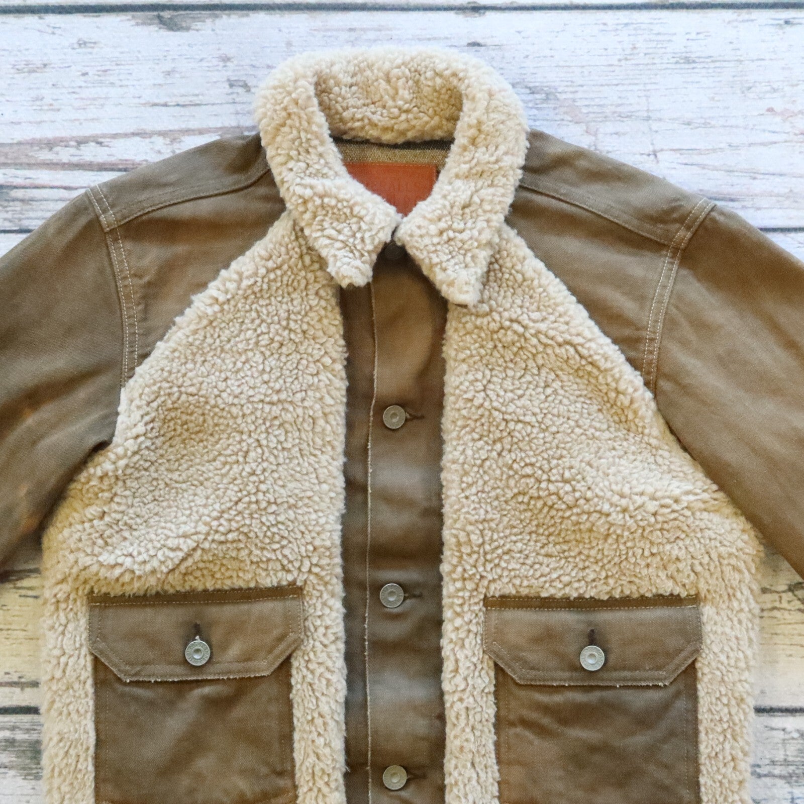 Vintage RRL Double RL Ralph Lauren Sherling Denim Jacket