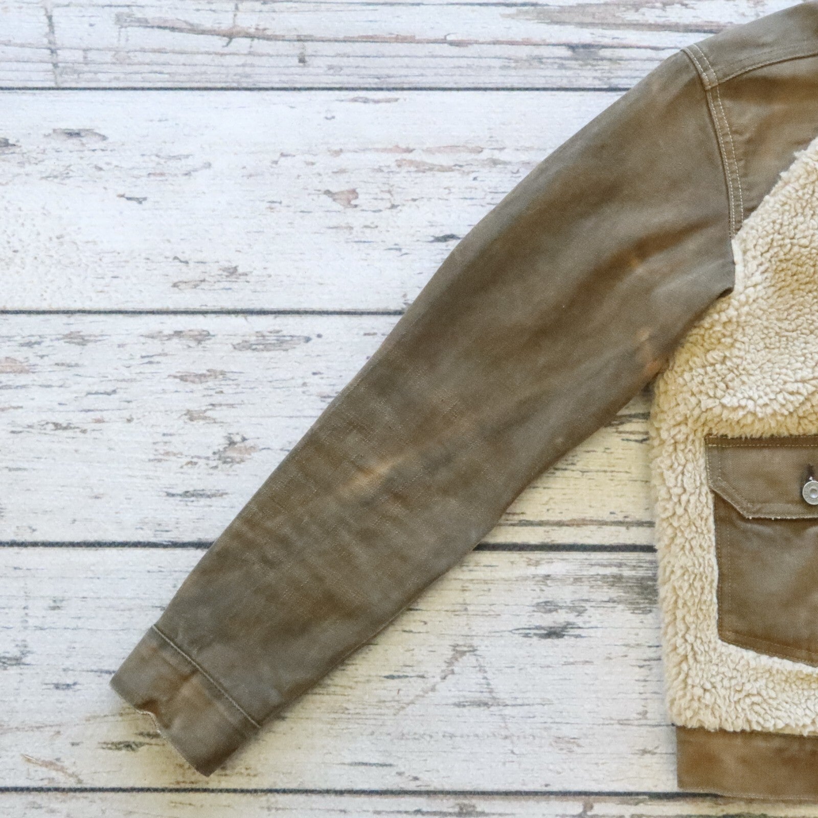 Vintage RRL Double RL Ralph Lauren Sherling Denim Jacket
