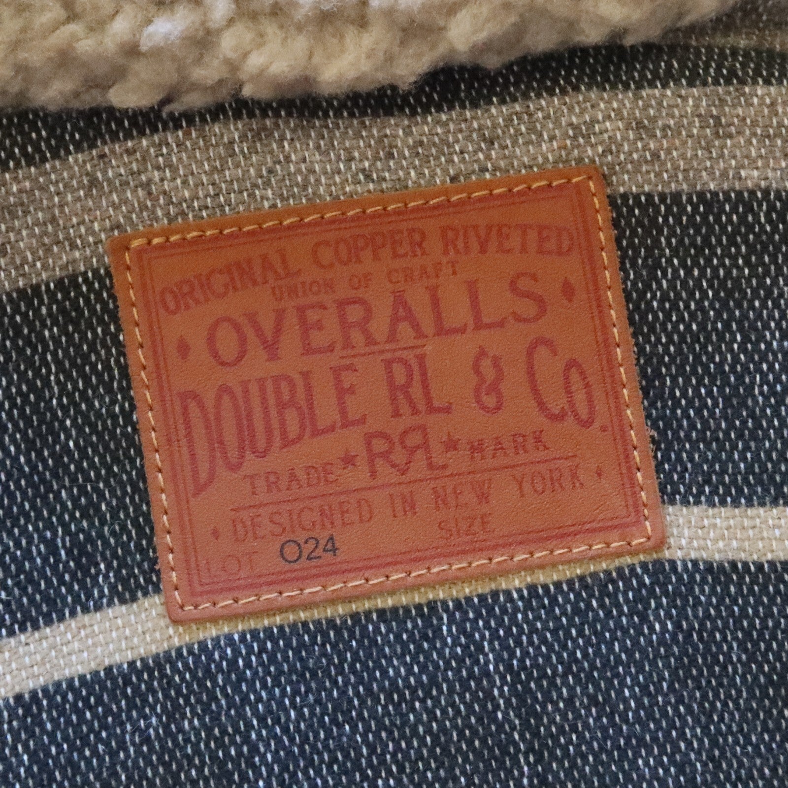 Vintage RRL Double RL Ralph Lauren Sherling Denim Jacket