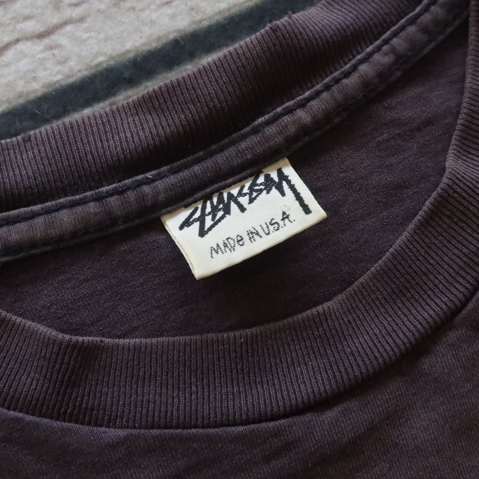 Vintage 90s Stussy Jazz Man Tshirt Made in USA