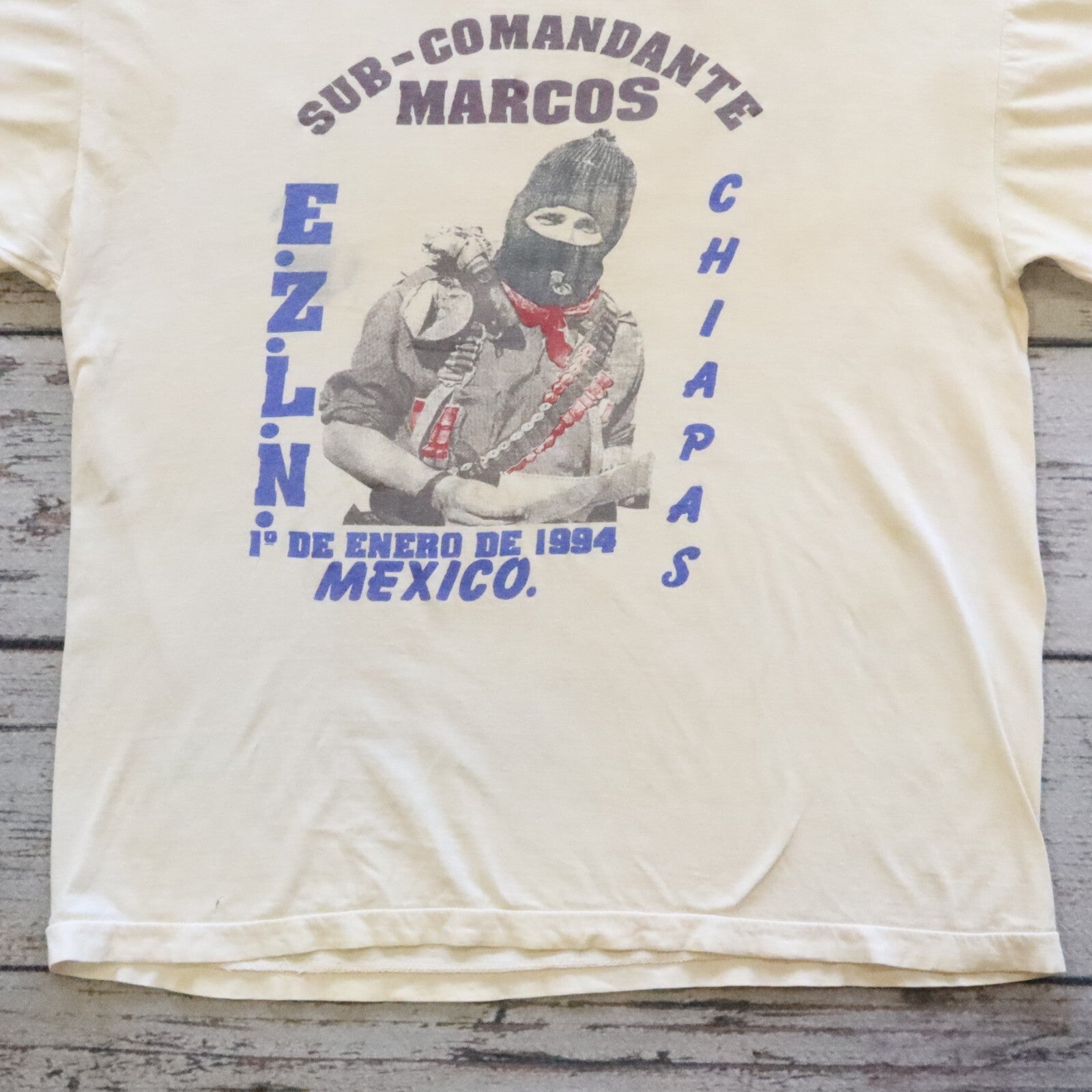 EZLN Sub-Comandante Marcos Chiapas Mexico Photo Tshirt