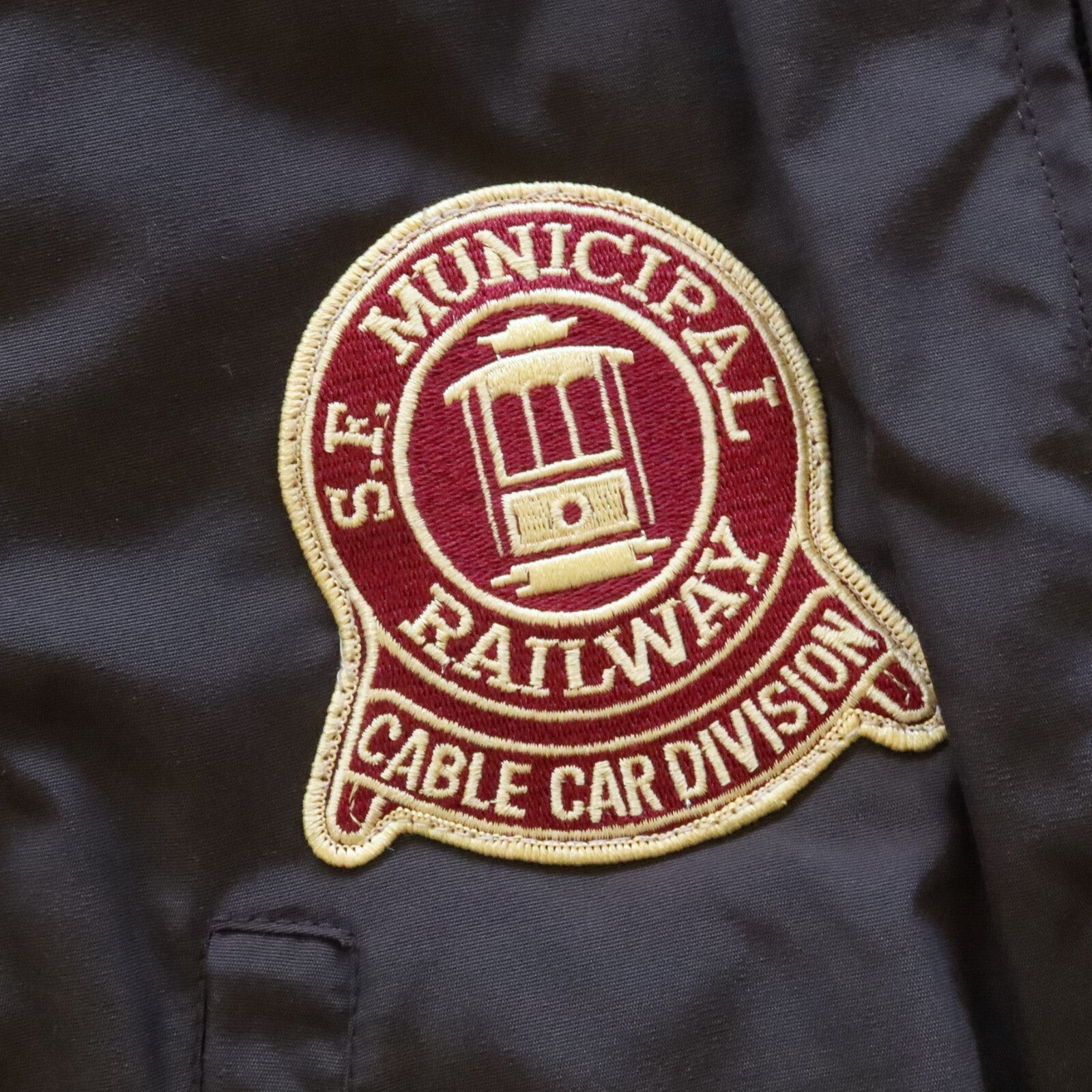 Vintage San Francisco Muni Work Vest Blauer Size M 40-42 Deadstock