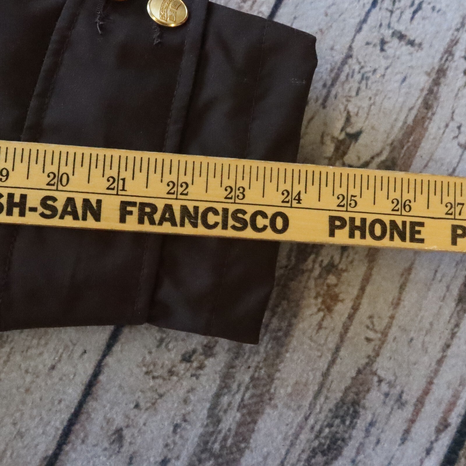 Vintage San Francisco Muni Gore Tex Work Jacket Blauer Size M