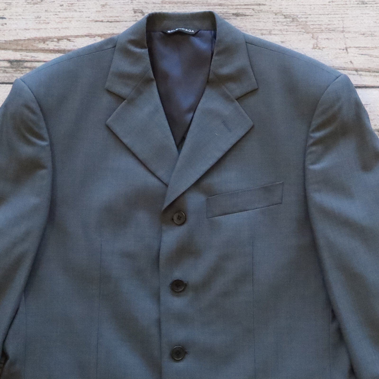 VTG 90s Balenciaga Blazer Sports Coat Size 48