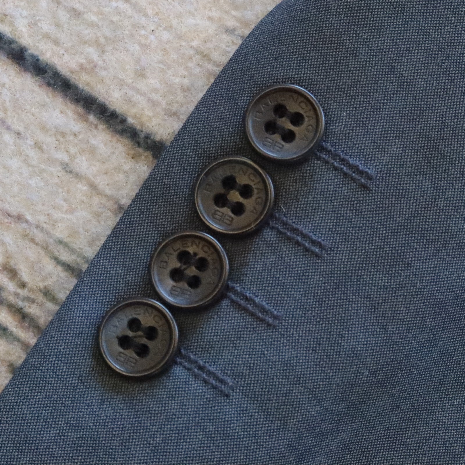 VTG 90s Balenciaga Blazer Sports Coat Size 48