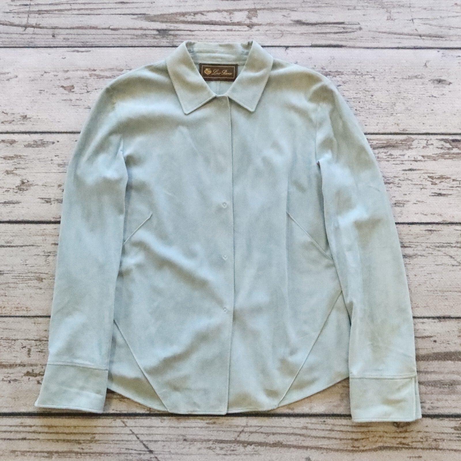 VTG Loro Piana Suede Leather Jacket Size 46