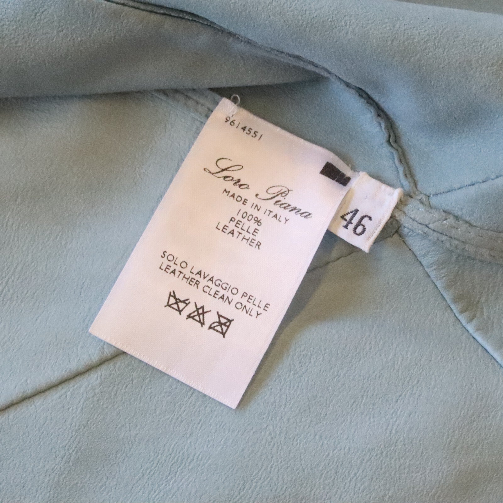 VTG Loro Piana Suede Leather Jacket Size 46
