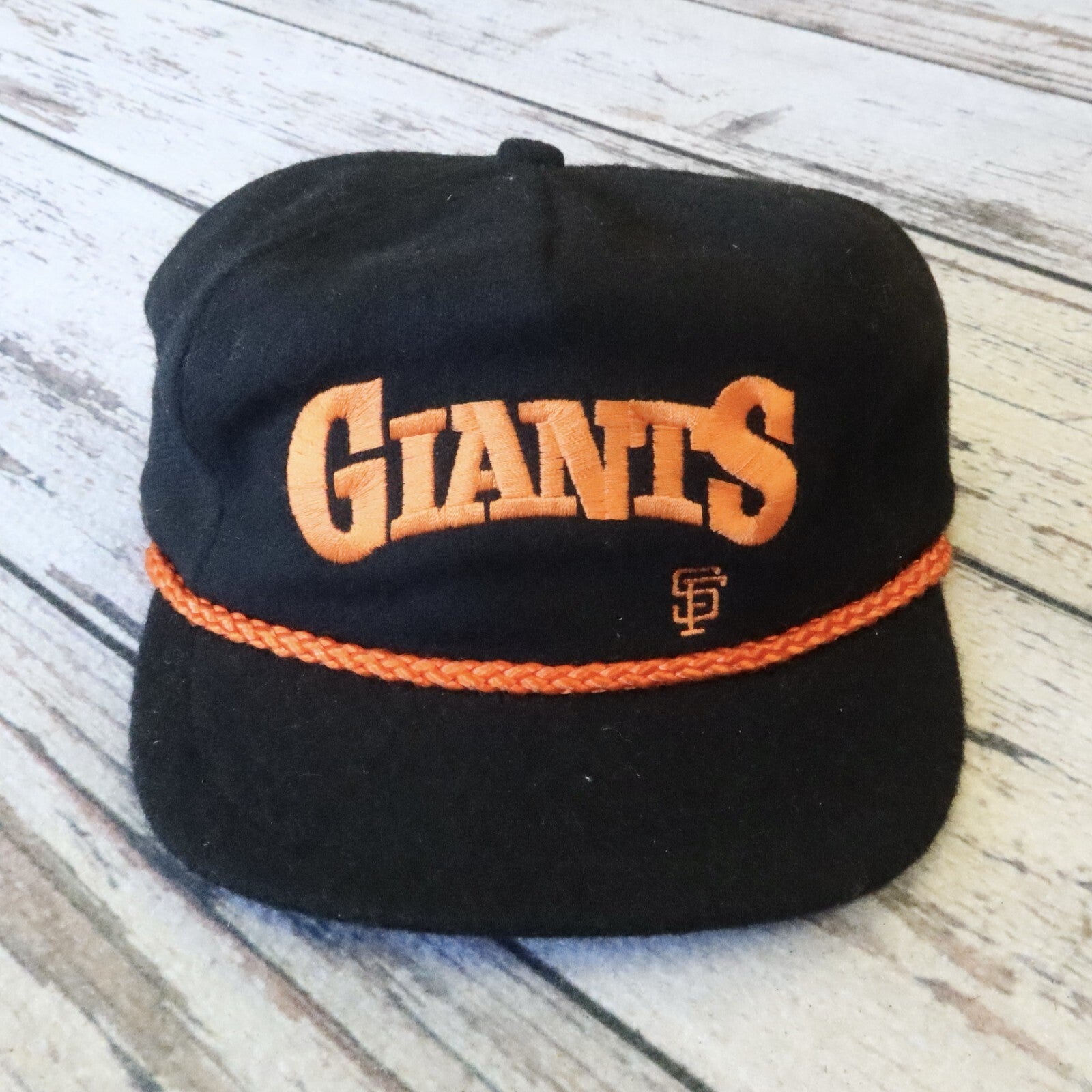 Vintage 90s San Francisco Giants Wool Strapback Hat Universal