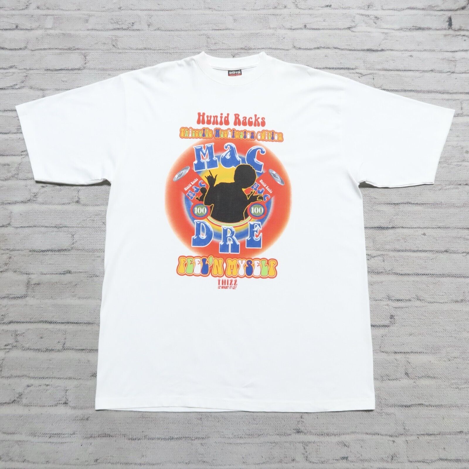 Vintage Mac Dre Thizelle Washington Shirt Rap Tshirt