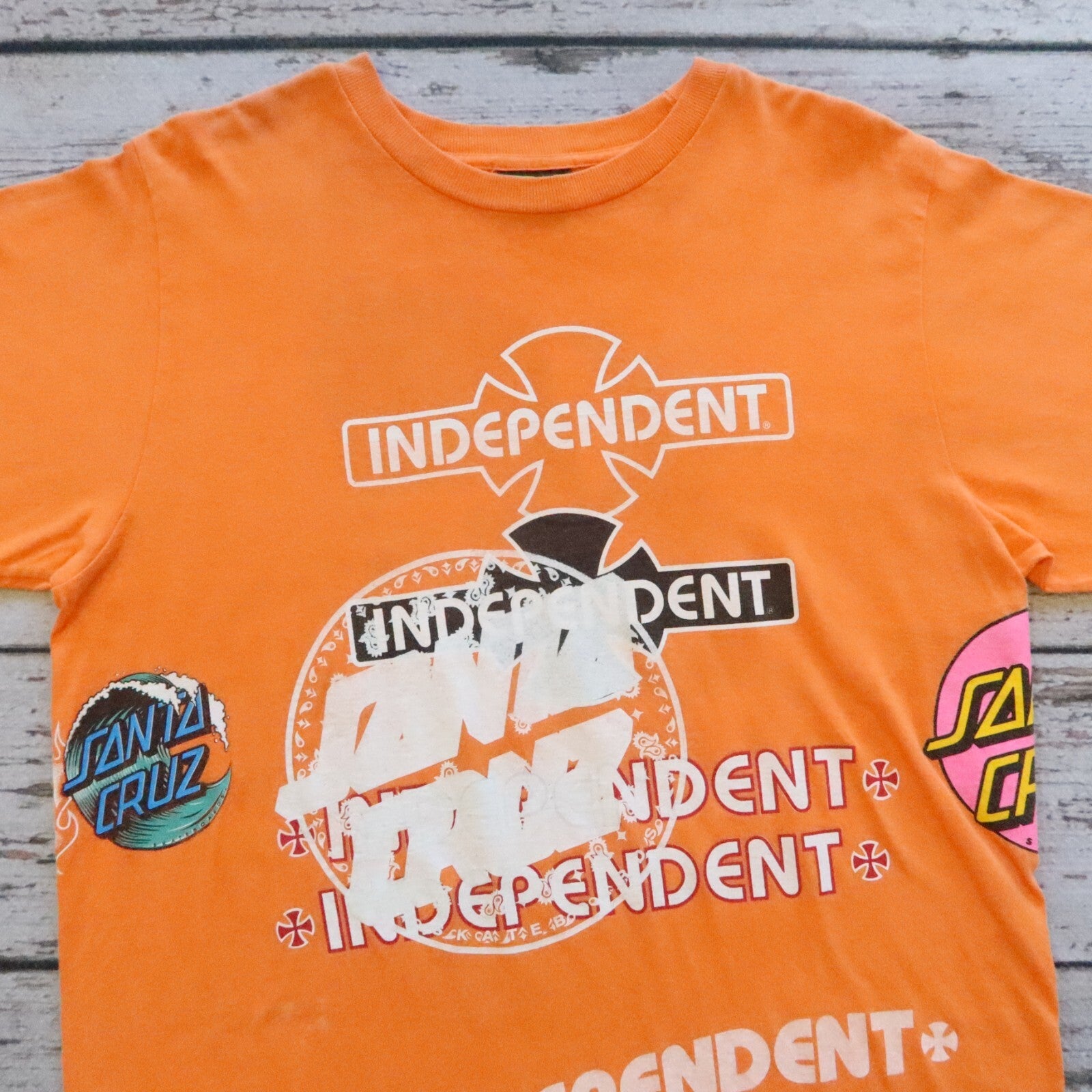 Vintage NHS Skate Test Print Santa Cruz Skateboard Independent Trucks Tshirt