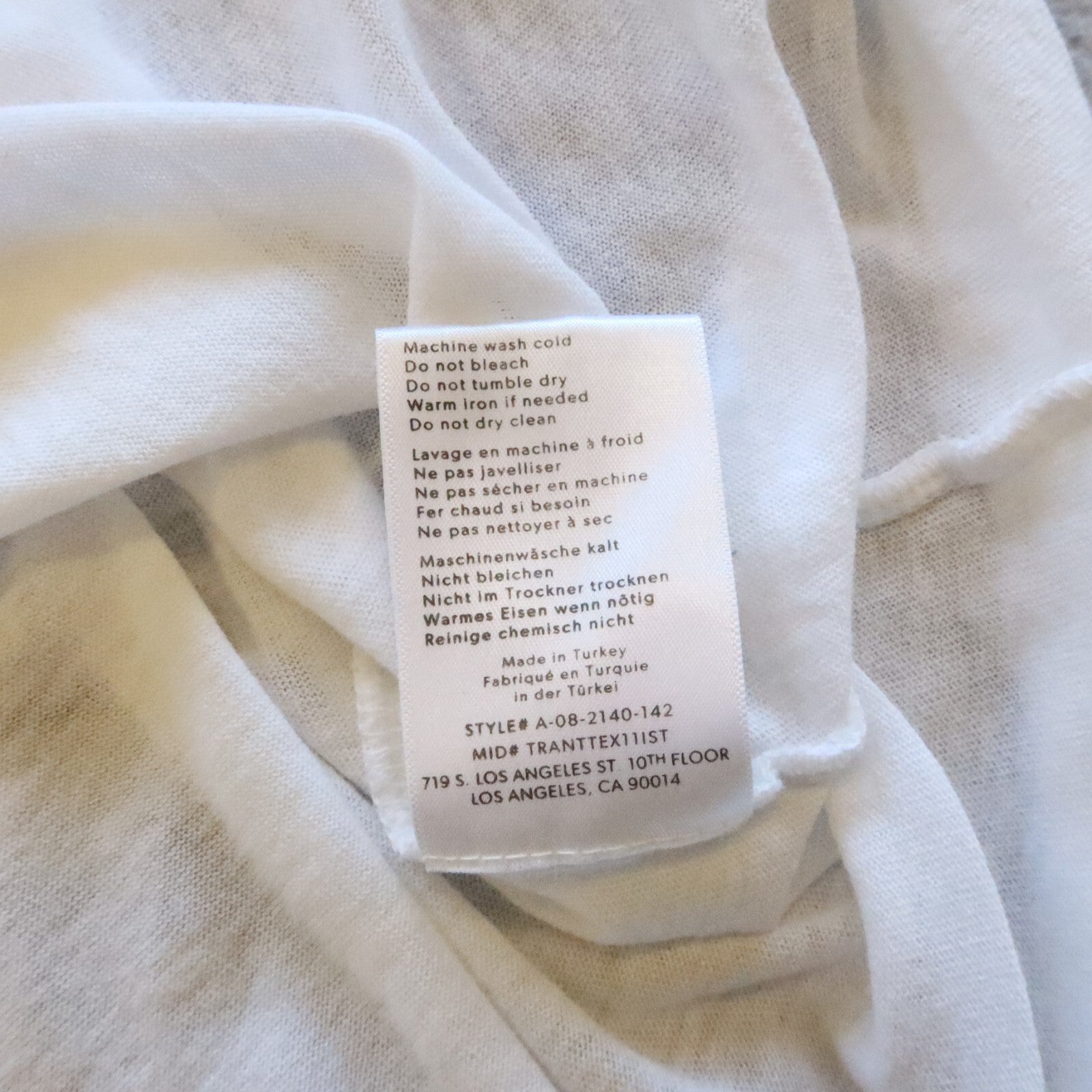 Anine Bing Lili Tshirt Shirt Faye Dunaway Terry O'Neill 2020 Size L