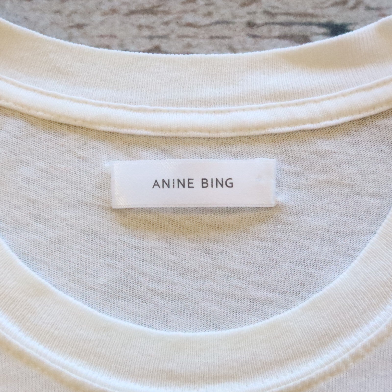 Anine Bing Lili Tshirt Shirt Faye Dunaway Terry O'Neill 2020 Size L