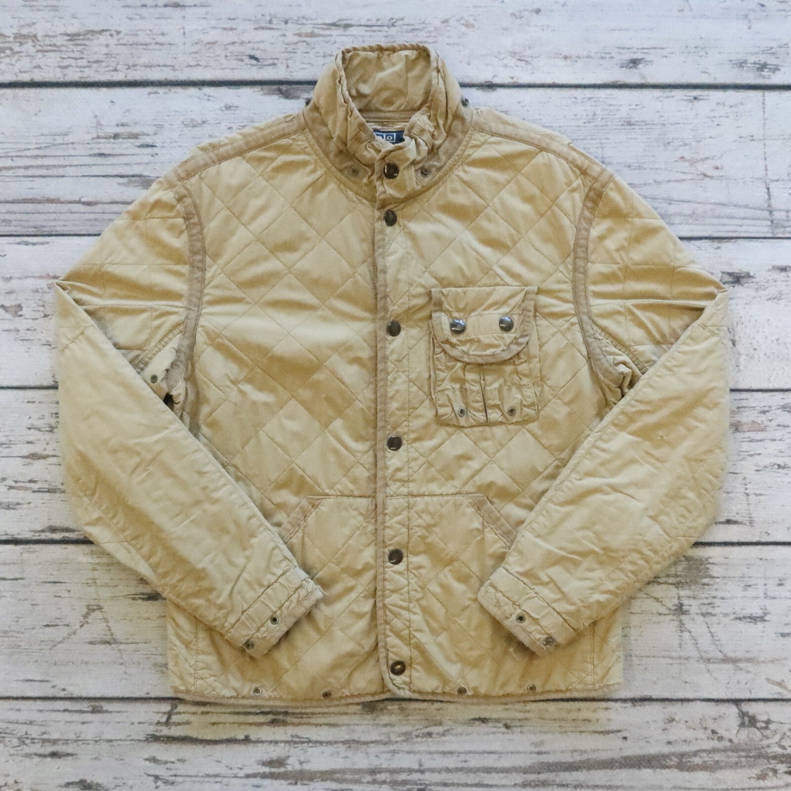 Vintage Polo Ralph Lauren Quilted Military Style Jacket
