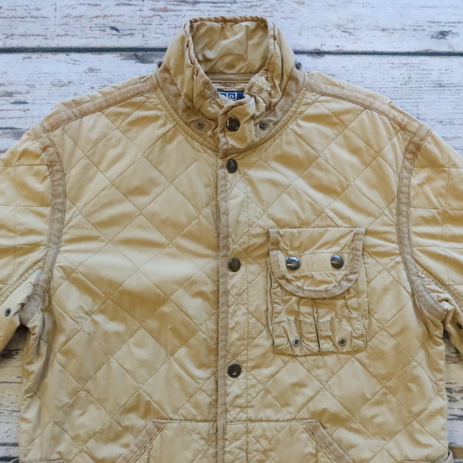 Vintage Polo Ralph Lauren Quilted Military Style Jacket