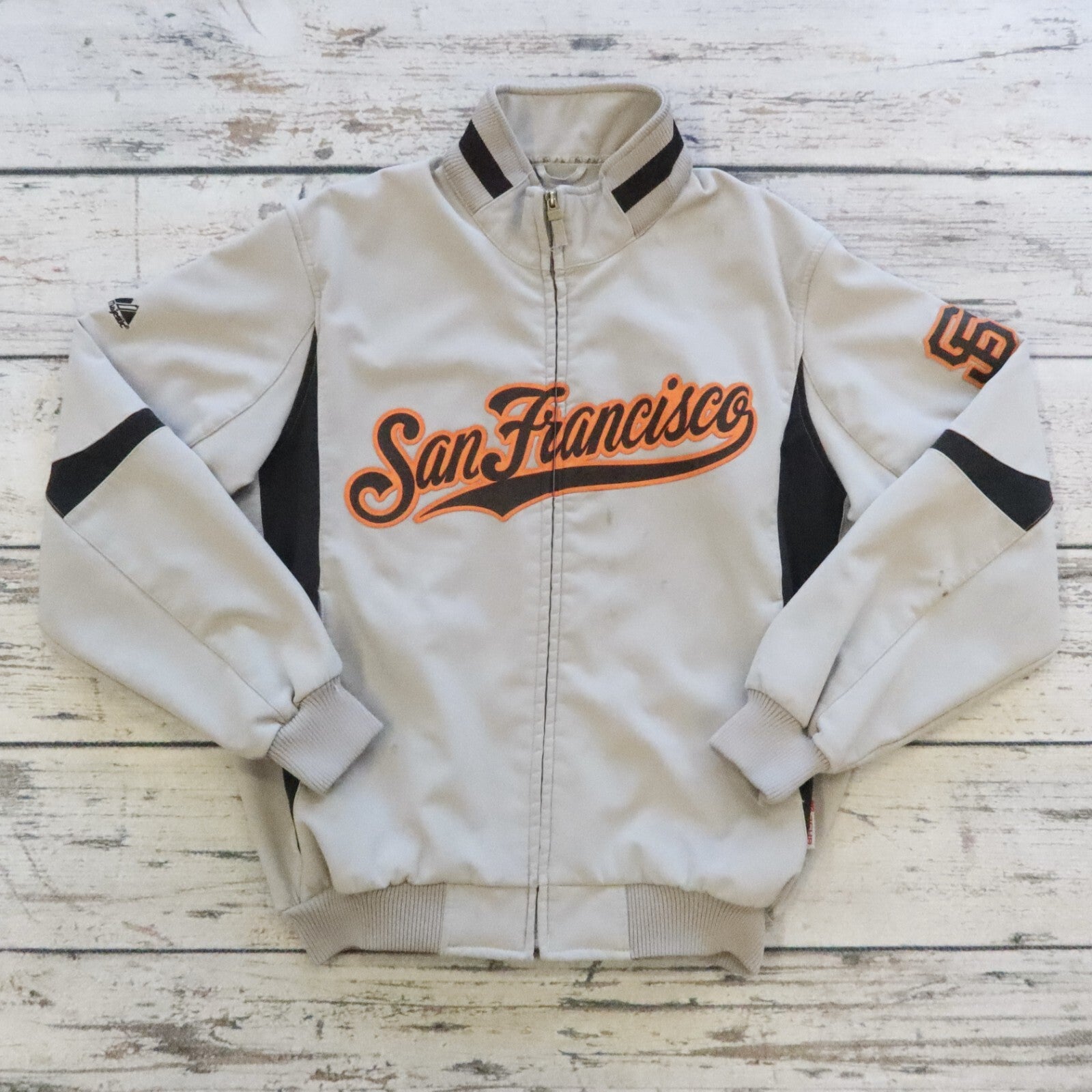 Vintage San Francisco Giants Dugout Jacket by Majestic Authentic Therma Base