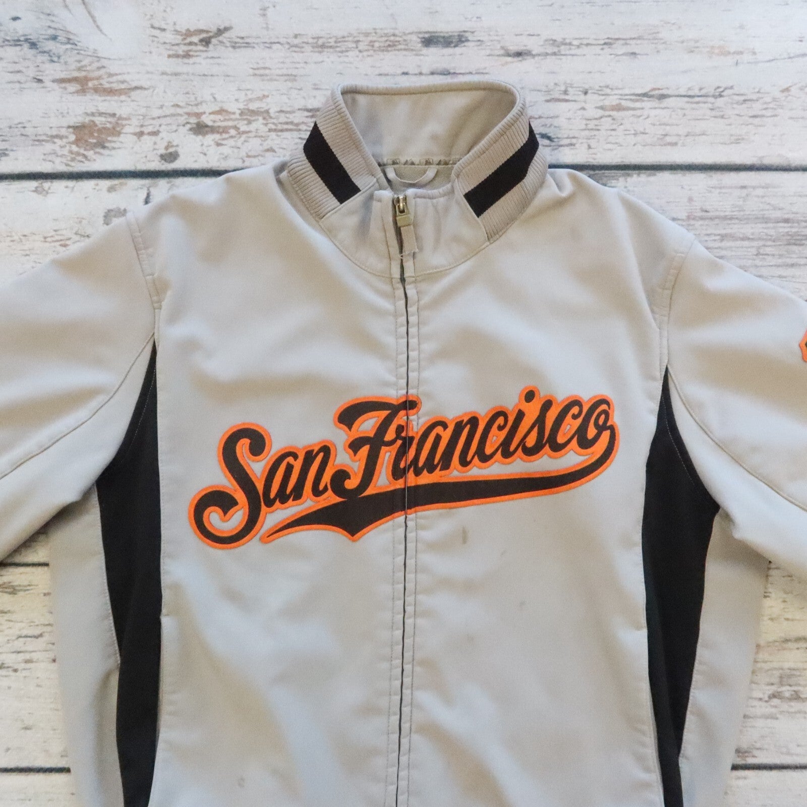 Vintage San Francisco Giants Dugout Jacket by Majestic Authentic Therma Base