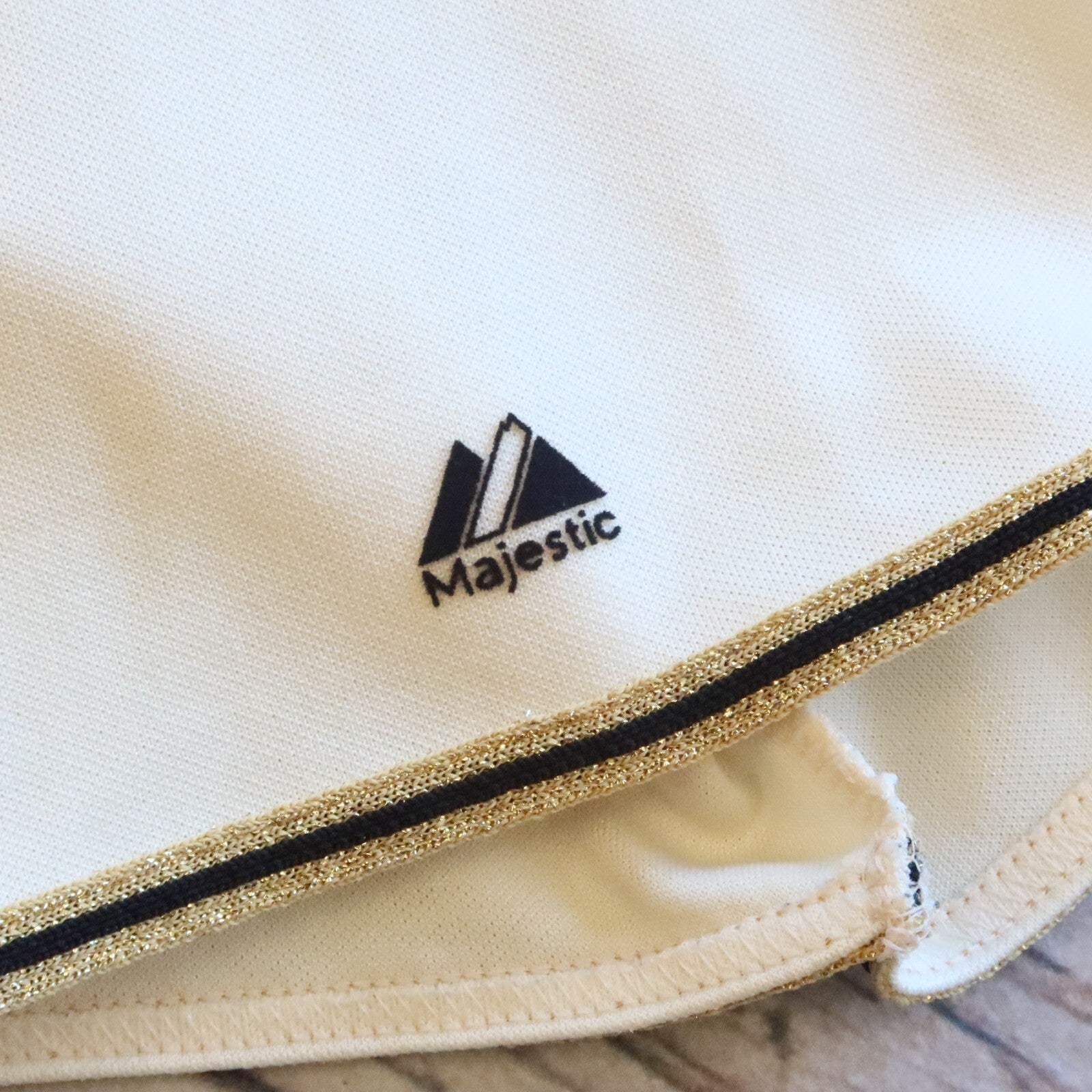 San Francisco Giants 2012 World Series Championship Gold Jersey Majestic Size XL