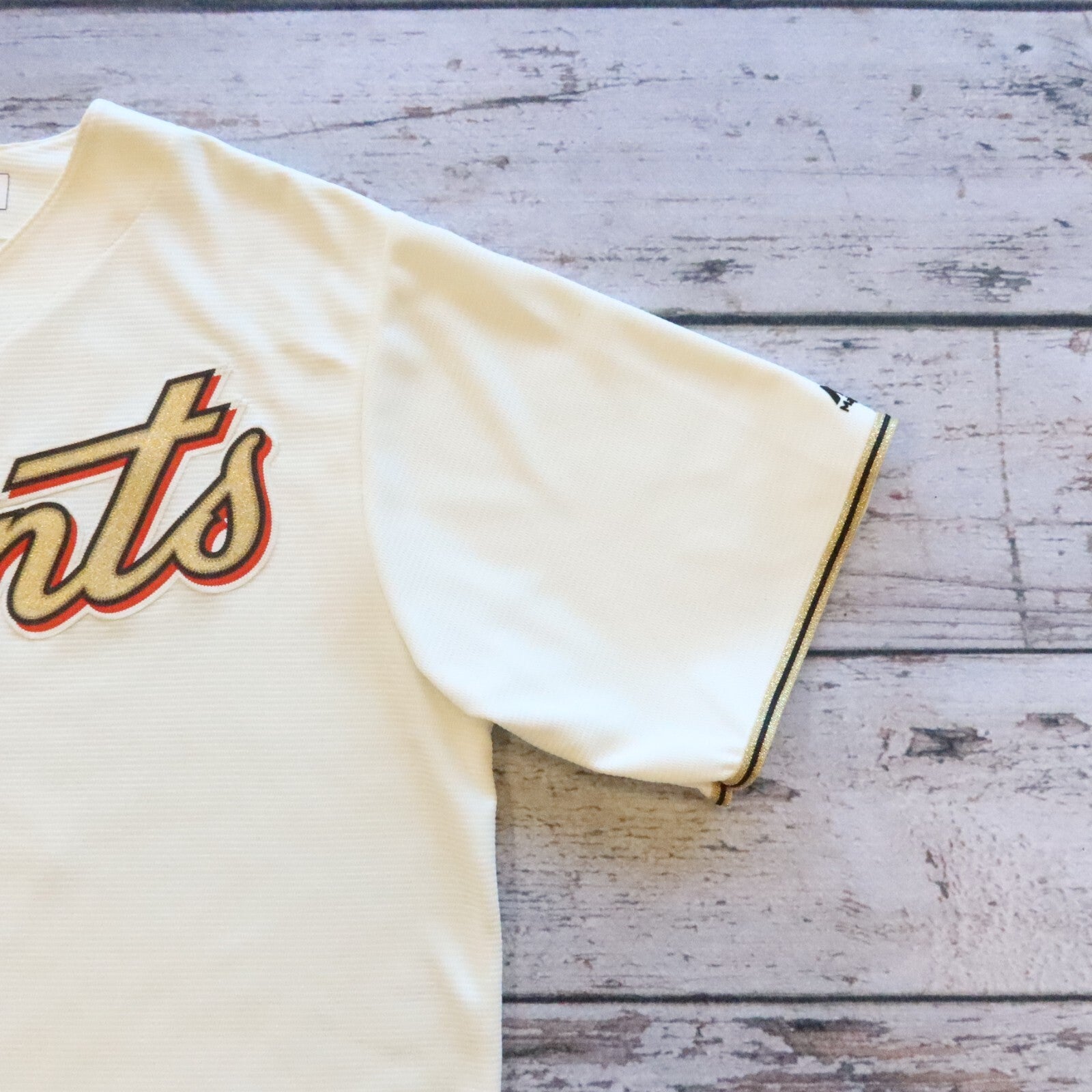 San Francisco Giants 2014 World Series Champions Station Jersey Majestic Size L