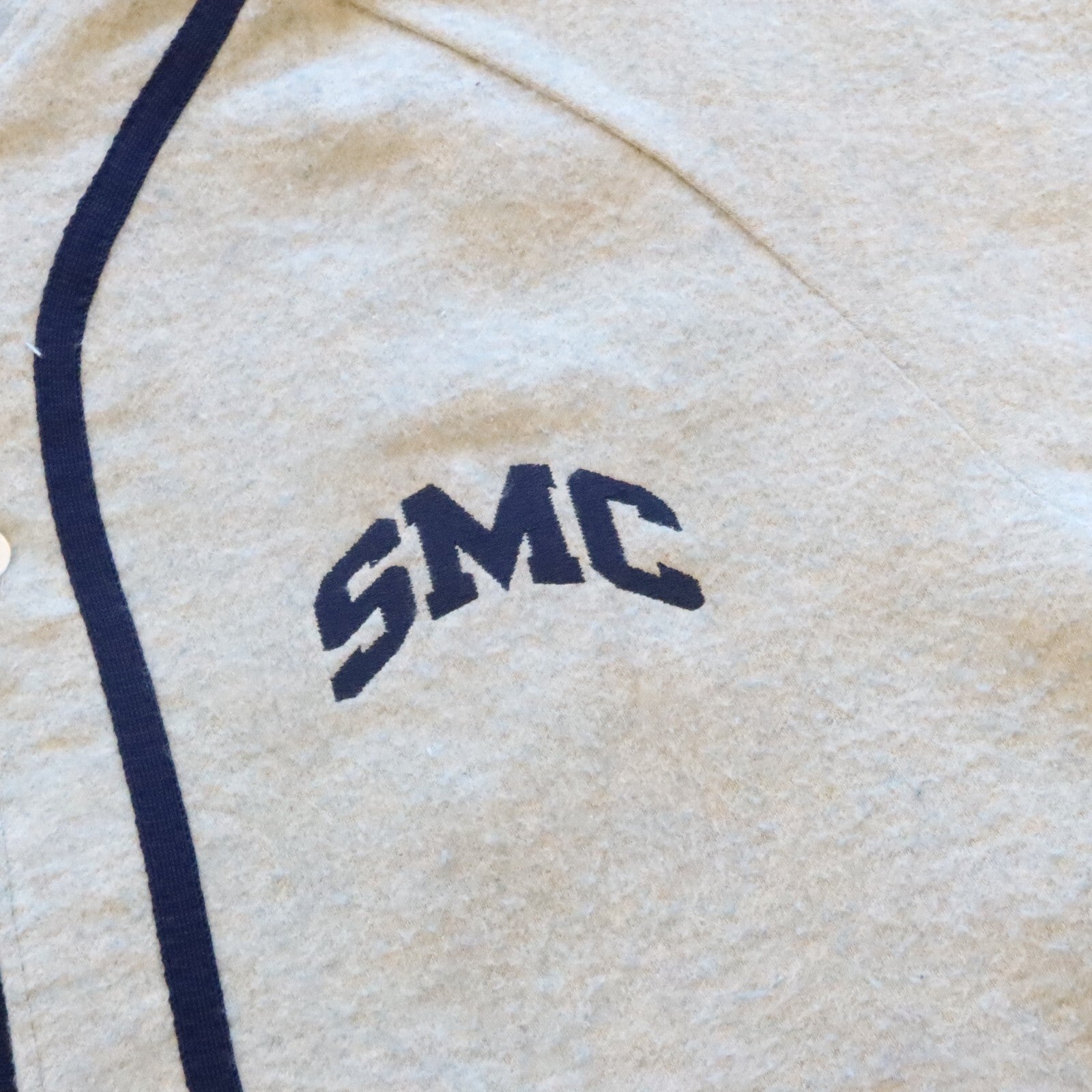 Vintage SMC Saint Mary's College Wool Baseball Jersey by Empire Made in USA