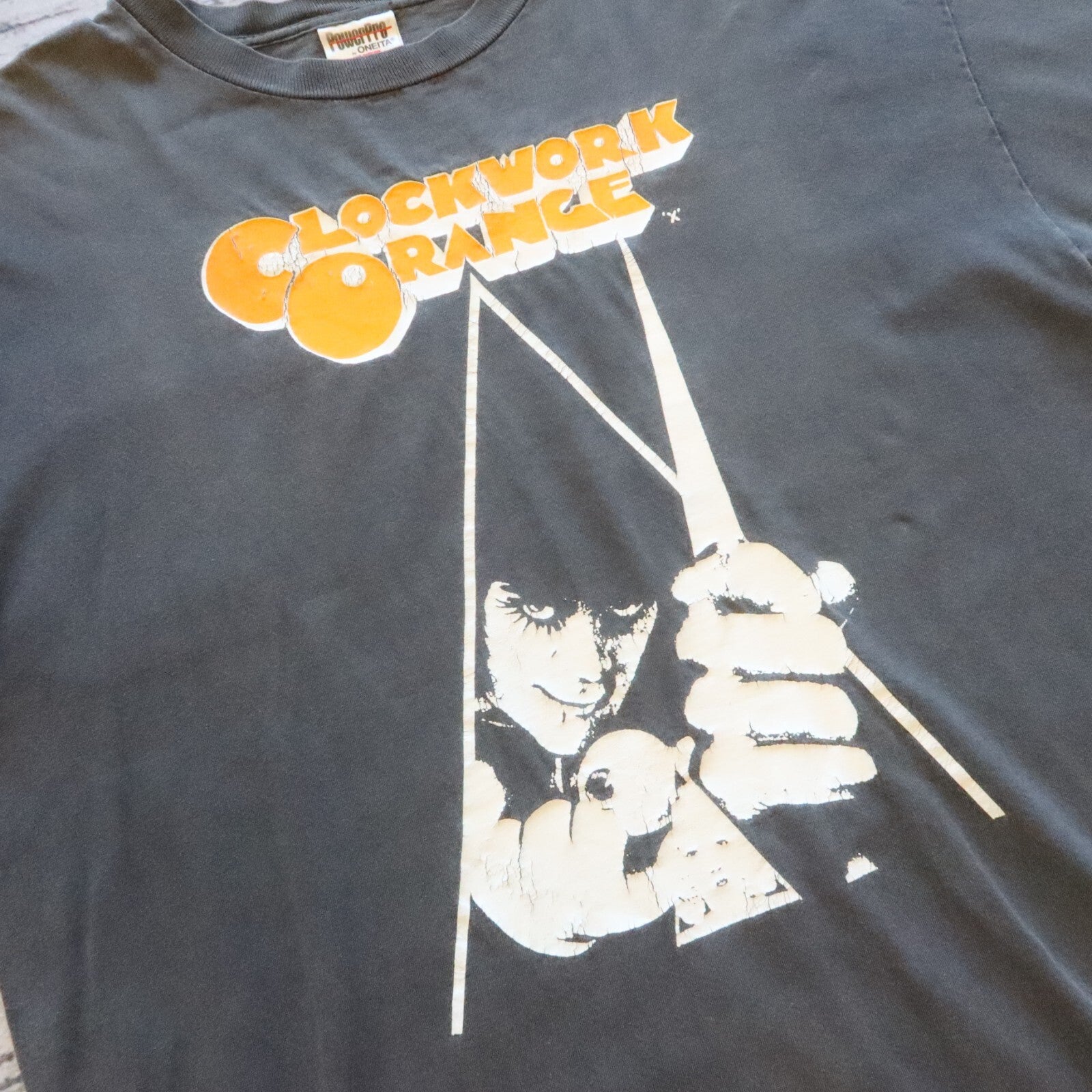 Vintage A Clockwork Orange Movie Tshirt Stanley Kubrick Size XL