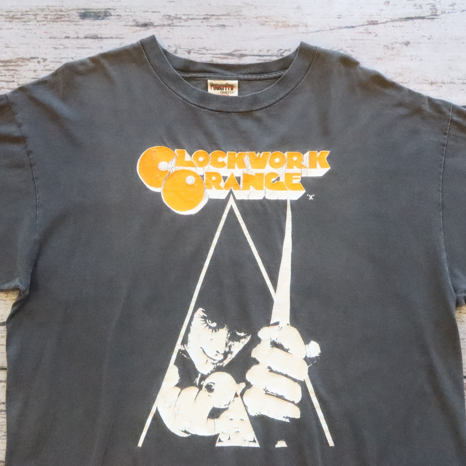 Vintage A Clockwork Orange Movie Tshirt Stanley Kubrick Size XL