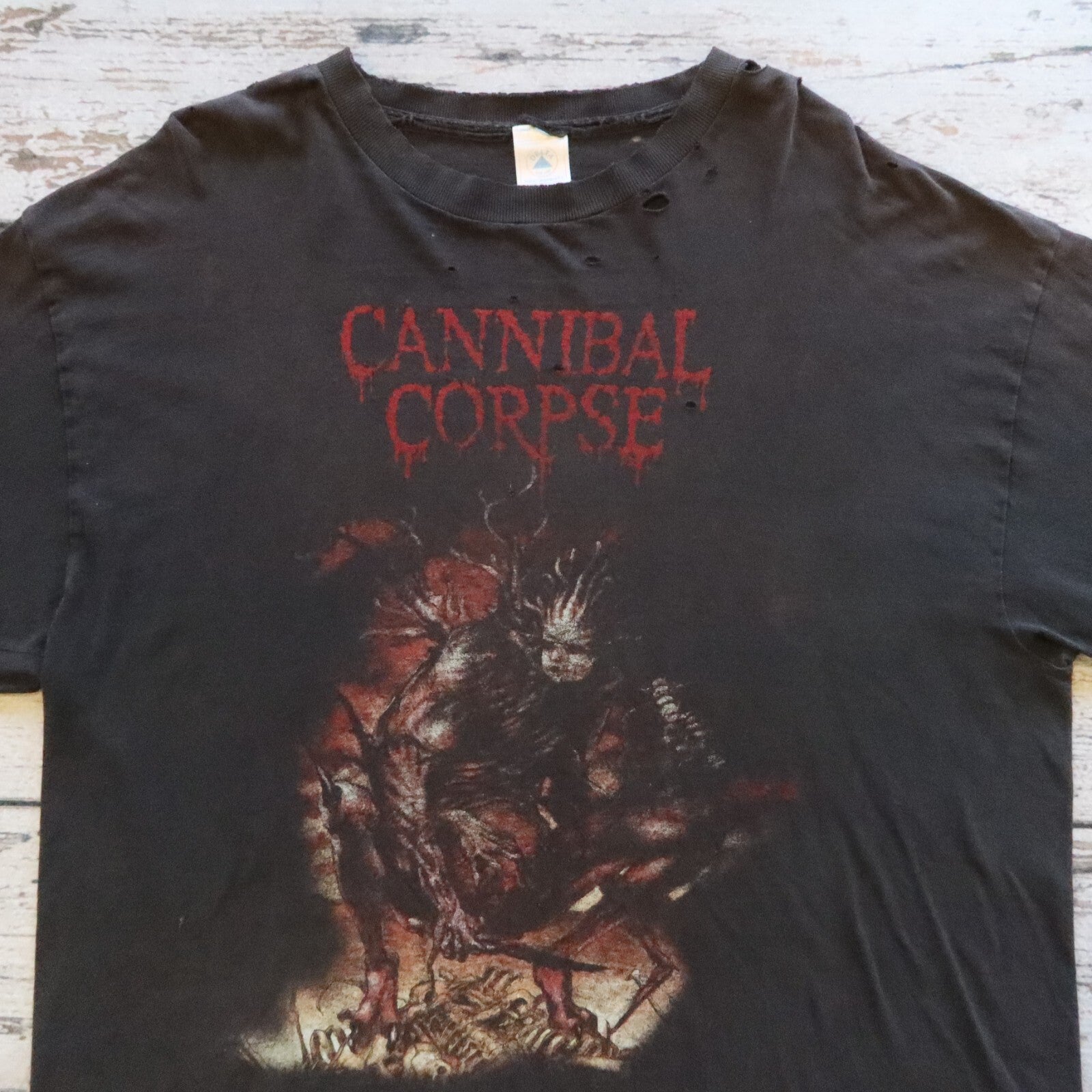 Vintage Cannibal Corpse Bloodthrist Long Sleeve Shirt Size XL
