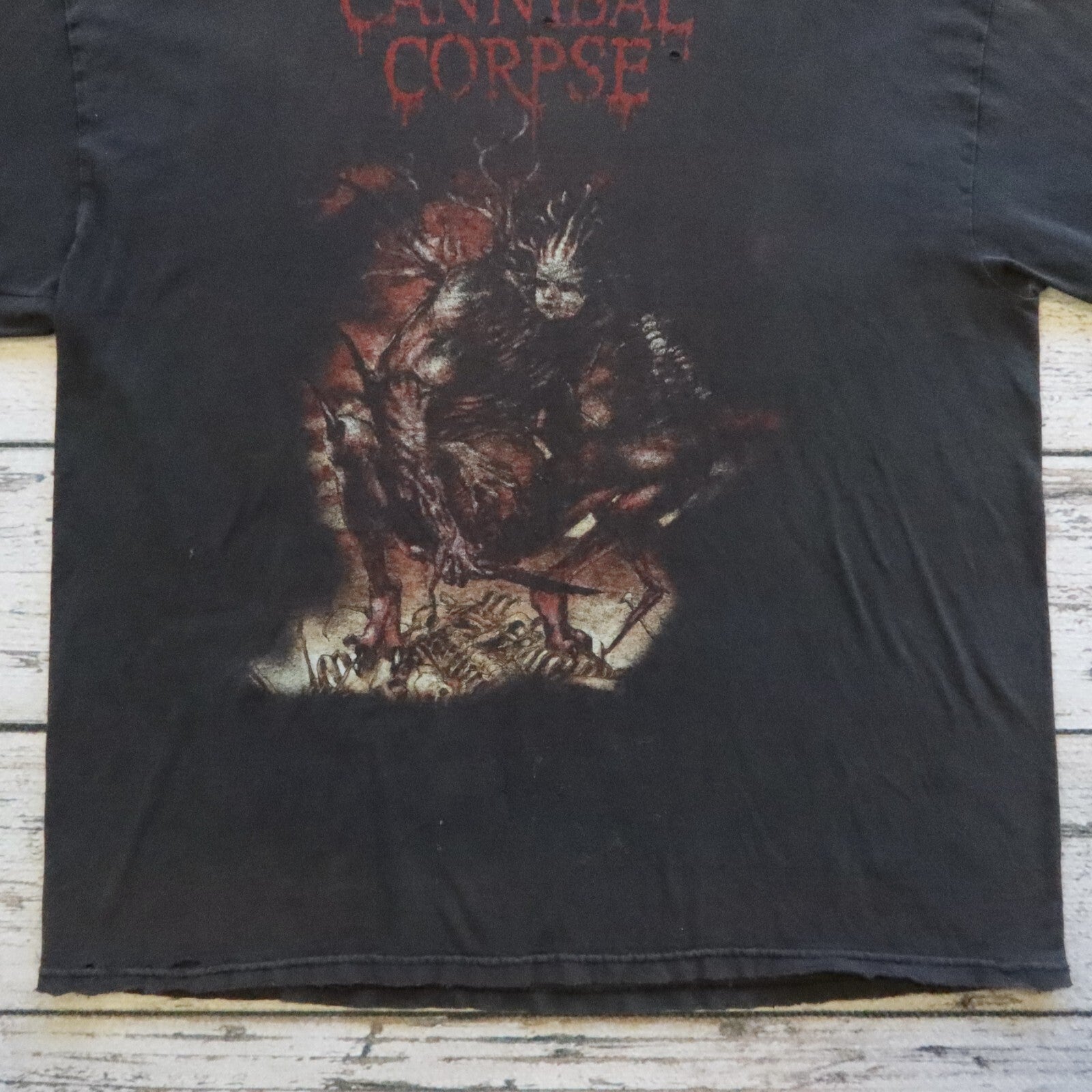 Vintage Cannibal Corpse Bloodthrist Long Sleeve Shirt Size XL