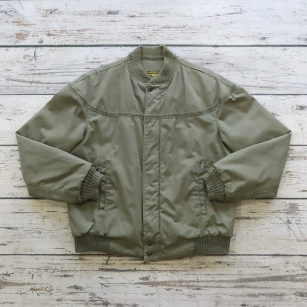 Vintage Derby San Francisco Quilted Lined Jacket Green Rare