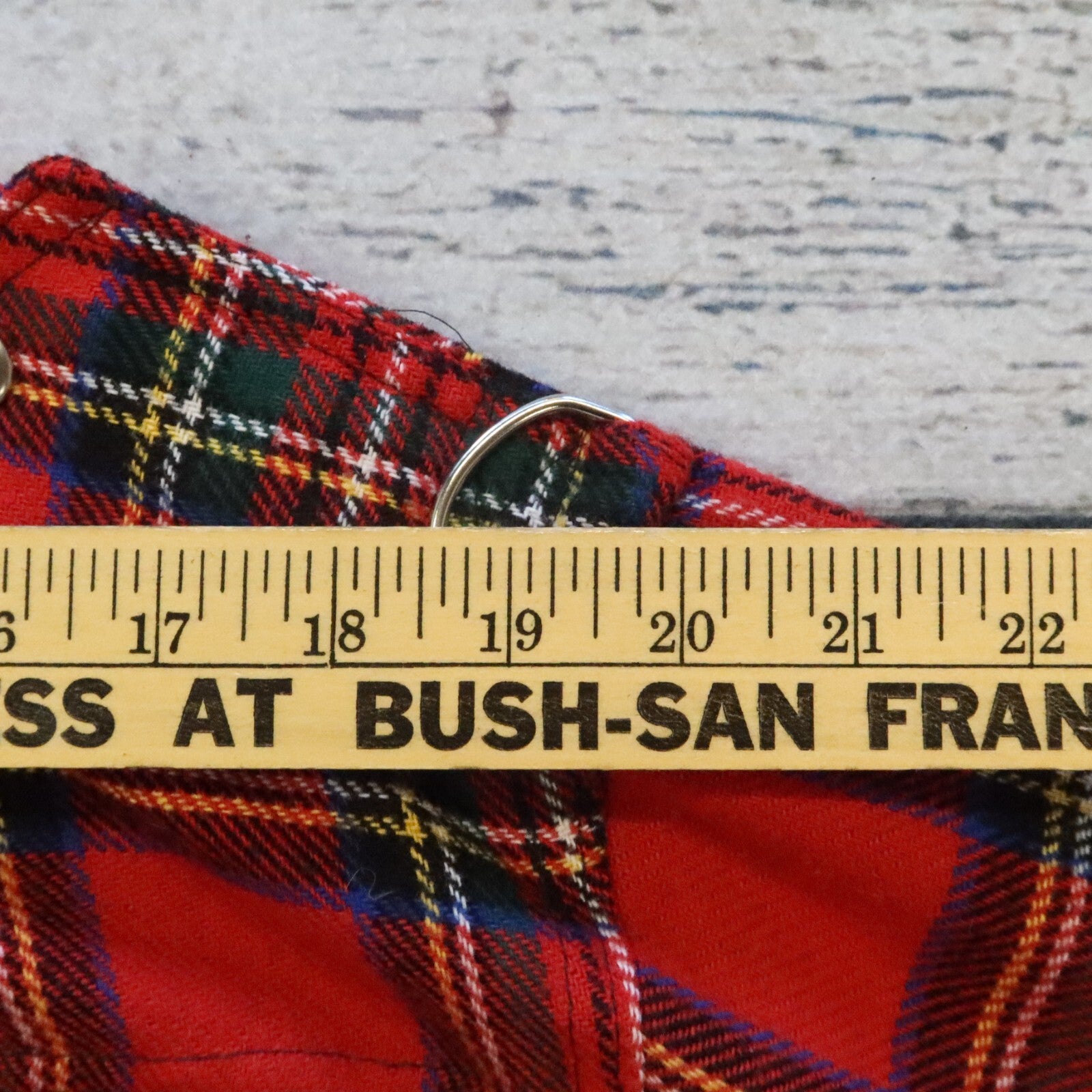 Vintage Tiger of London Main Street Saints Patchwork Plaid Biker Jacket Rare