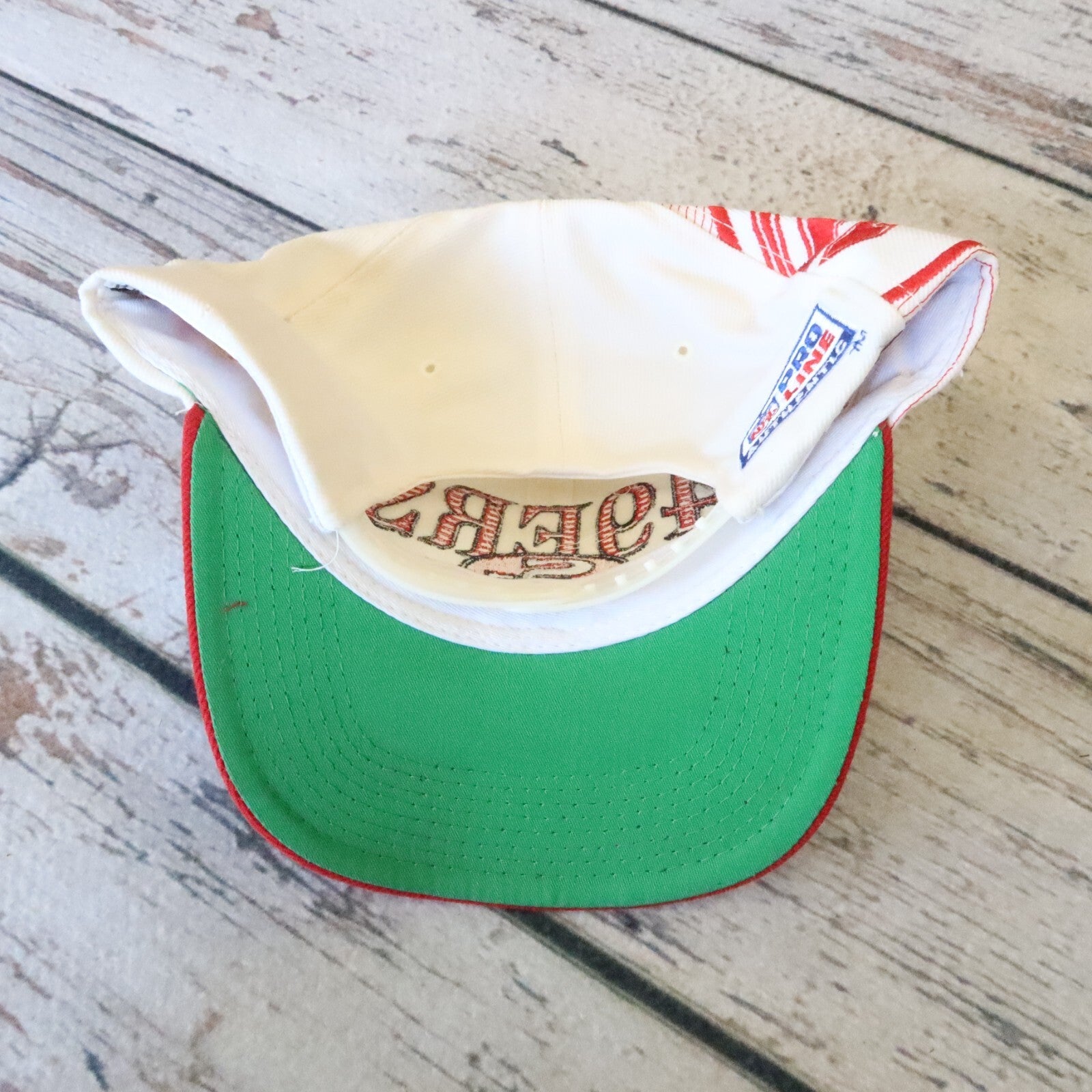 Vintage 90s San Francisco 49ers Laser Shadow Snapback Hat by Sports Specialties