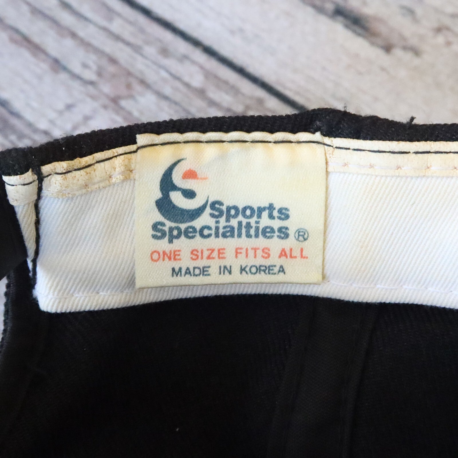 Vintage Oakland Athletic A's Wool Snapback Hat by Sports Specialties Black Dome