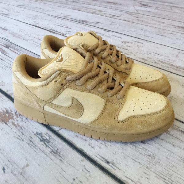 Vintage 2002 Nike Dunk Low Pro SB Reese Forbes Shoes 304292-731 Size 9.5 Wheat