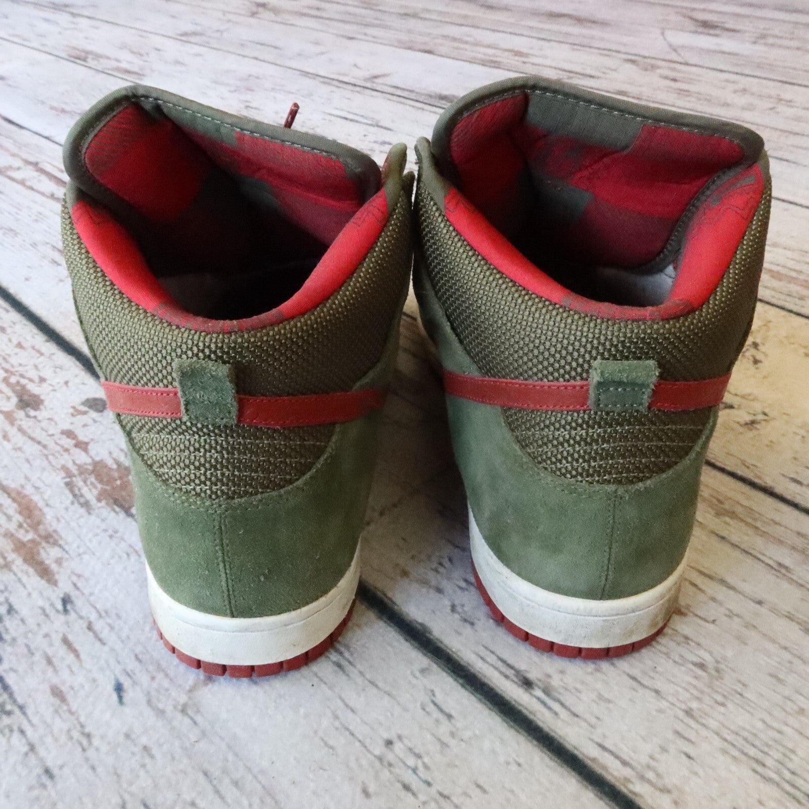 Vintage 2006 Nike Dunk High Stussy NY Shoes 315593-331 World Tour