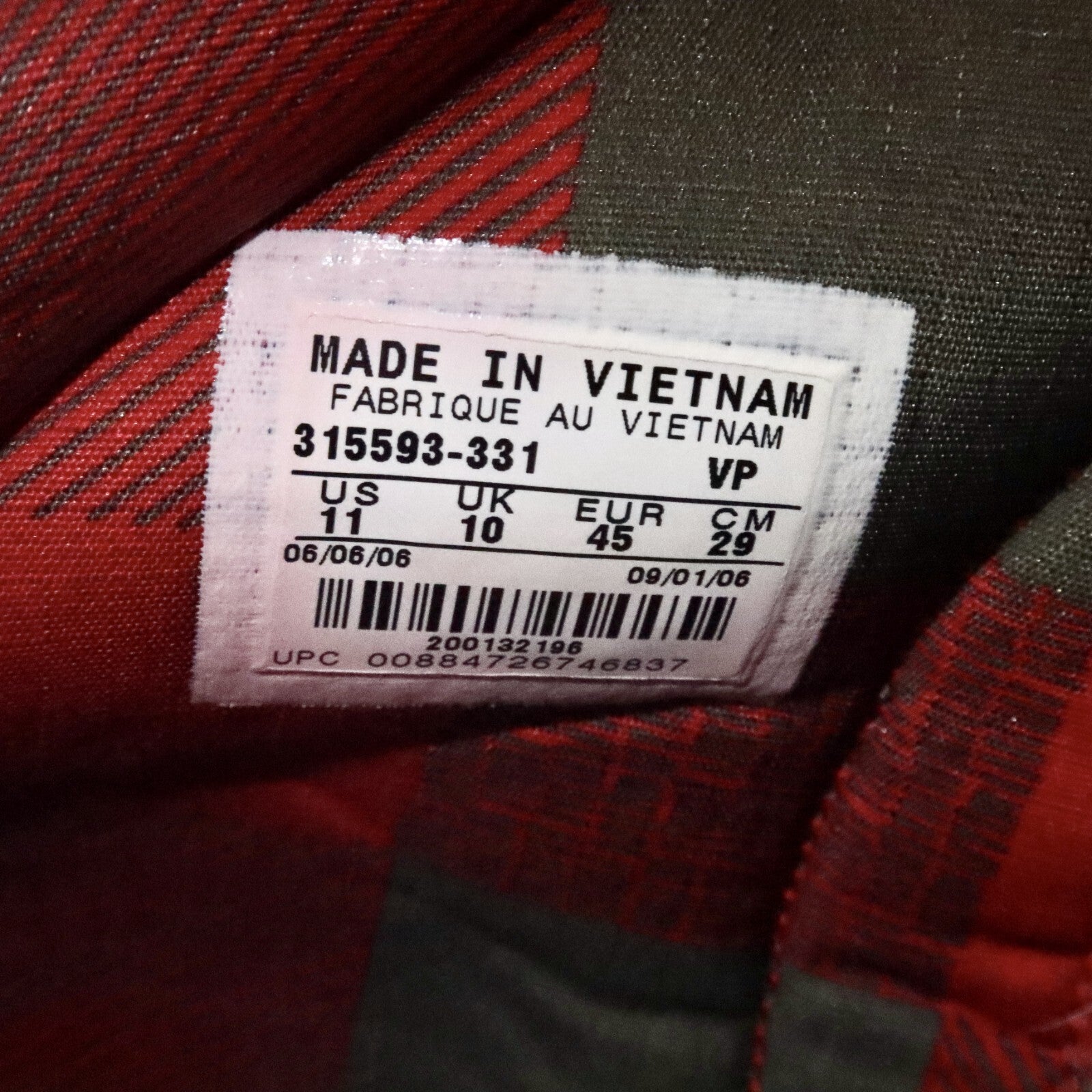 Vintage 2006 Nike Dunk High Stussy NY Shoes 315593-331 World Tour