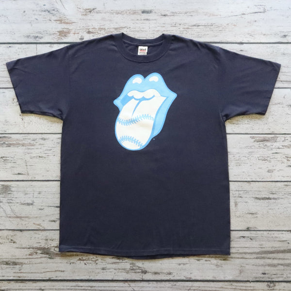Vintage The Rolling Stones Toronto Band Tour Tshirt Blue Size XL